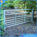 Porte de ferme de clôture de tube en métal de ranch/porte de champ en fer galvanisé